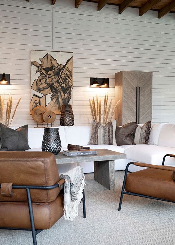 Sinclair Fåtölj Brunt Läder