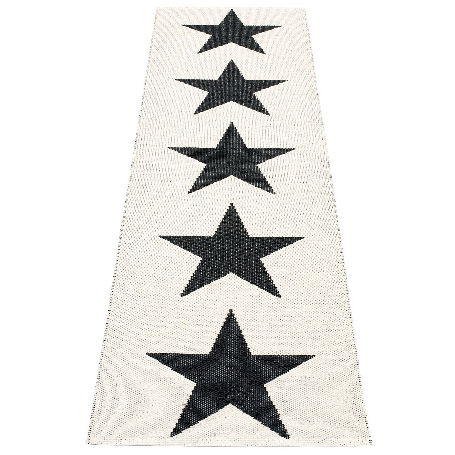 Viggo matta 70x250 cm one black / vanilla 