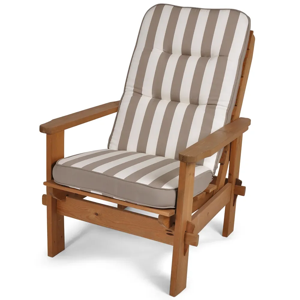 Högvik woodline Dyna Taupe randig