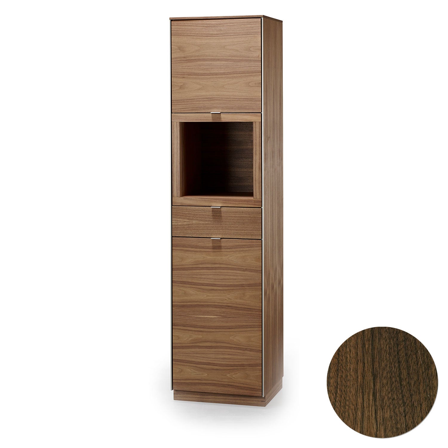 Skovby, Sm914 Vitrinskåp Valnöt Lack