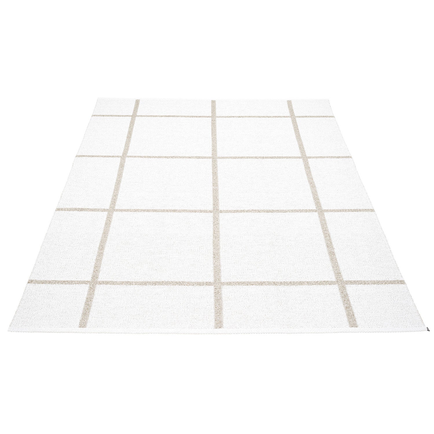 Pappelina, Ada matta 180x260 cm white / stone metallic