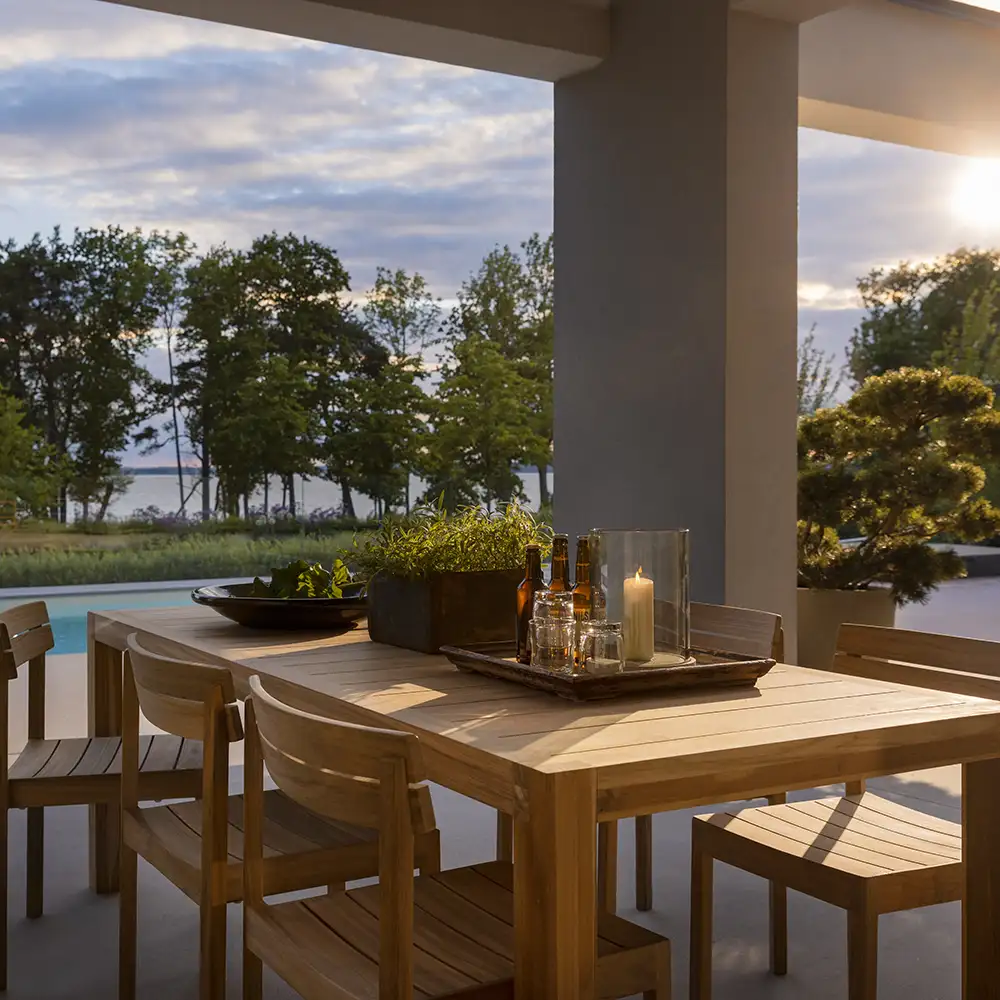 Laknäs Matbord 90x210 cm teak