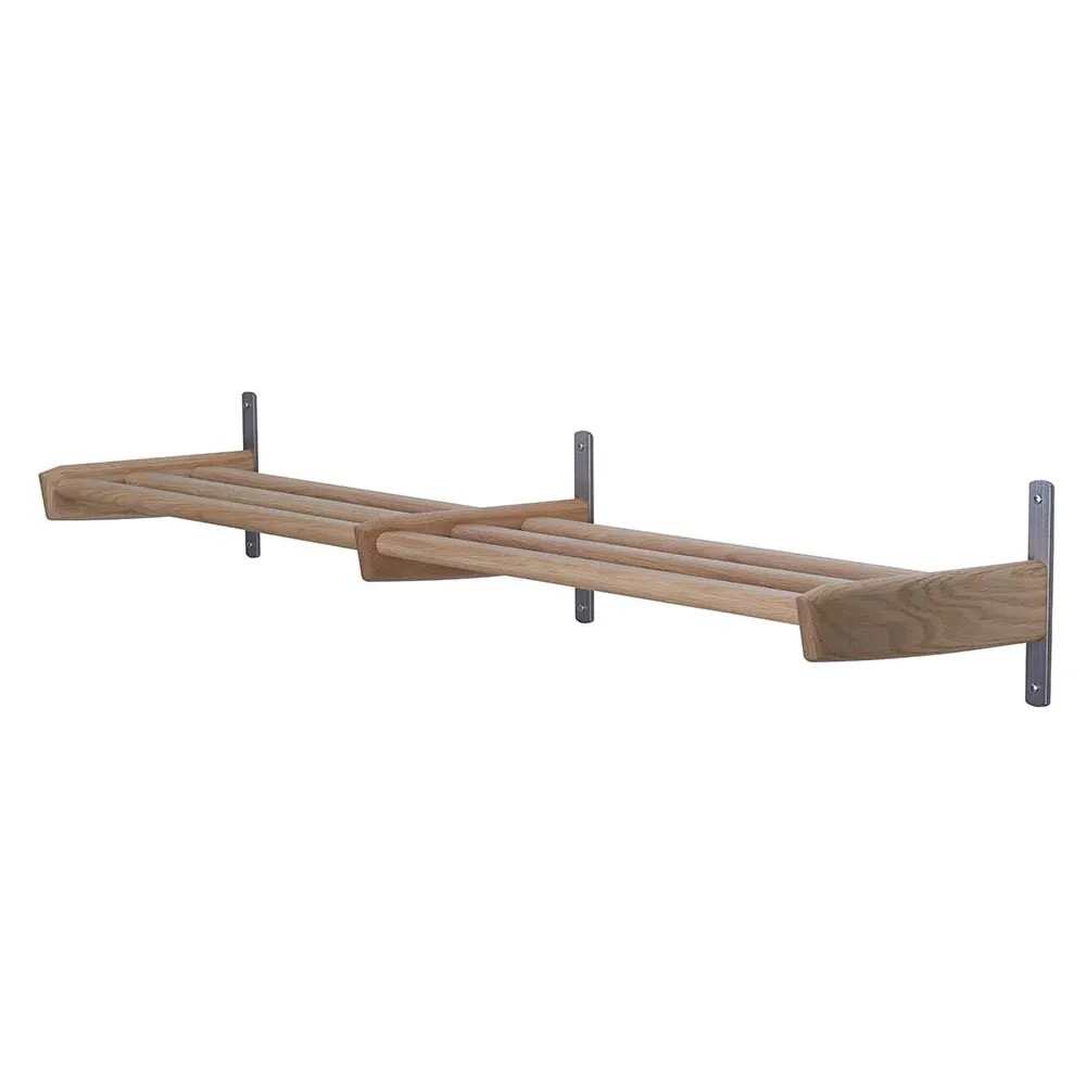 oscarssons möbel, meja skohylla 115 cm vitoljad ek