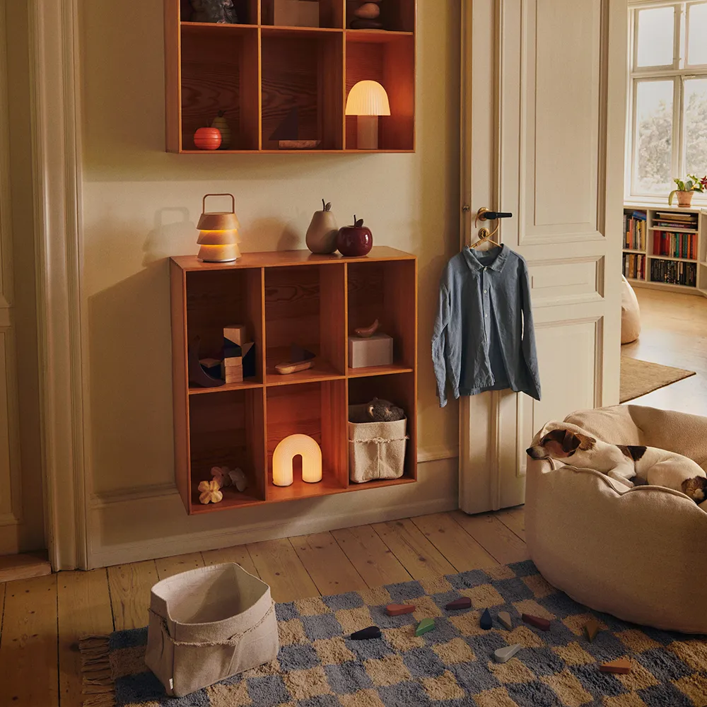 Tvättbar Matta Mara Mist Blue