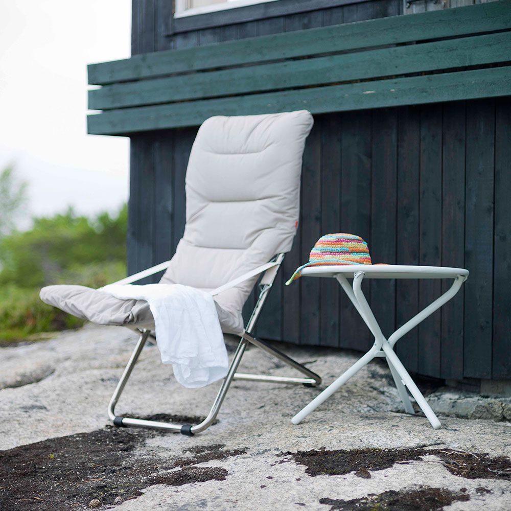 Tris sidobord 55cm vit 