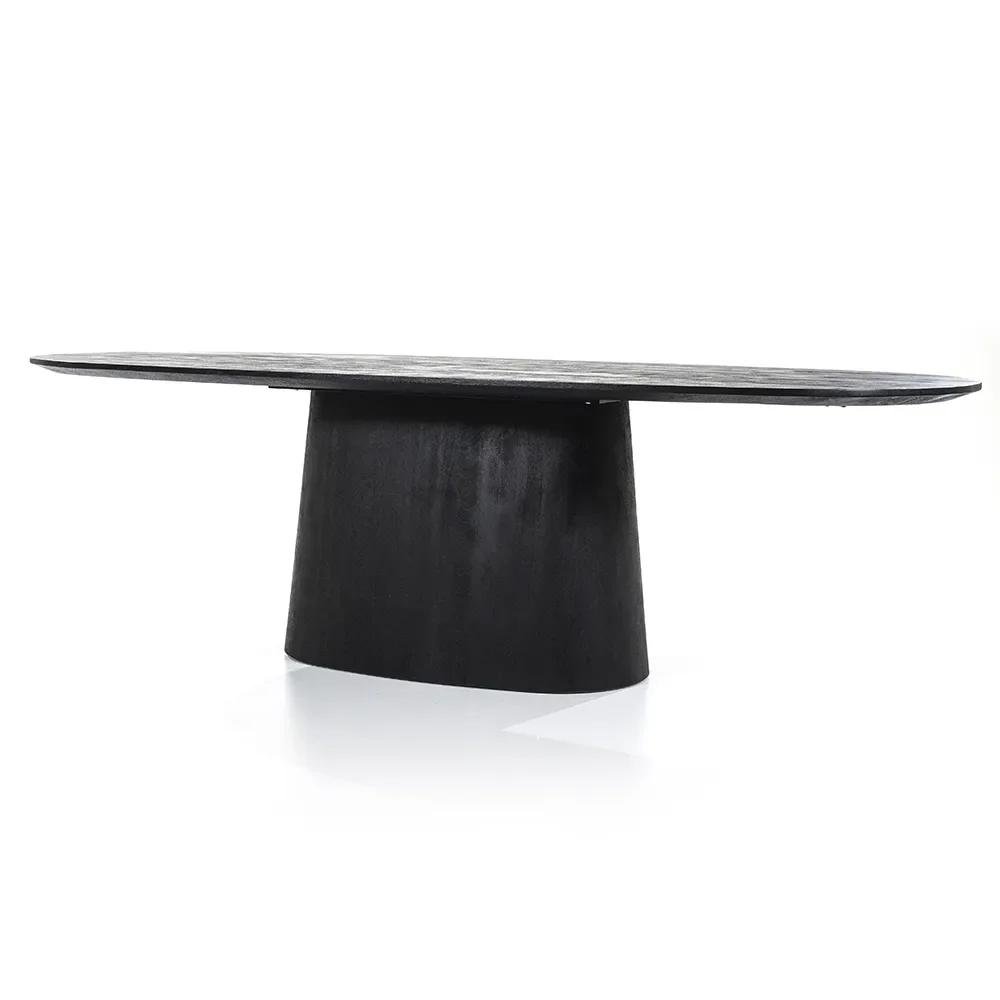 Aron Matbord 200x110 - svart