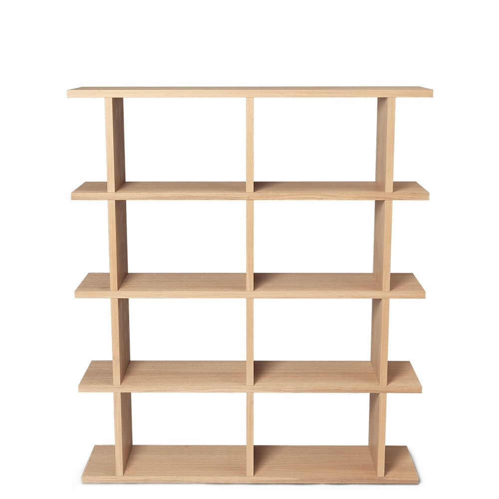 Produktfoto för Ferm Living - Kona Bookcase 2x4 - Hyllor - Natural - B: 122.5 x H: 141 x D: 30 cm