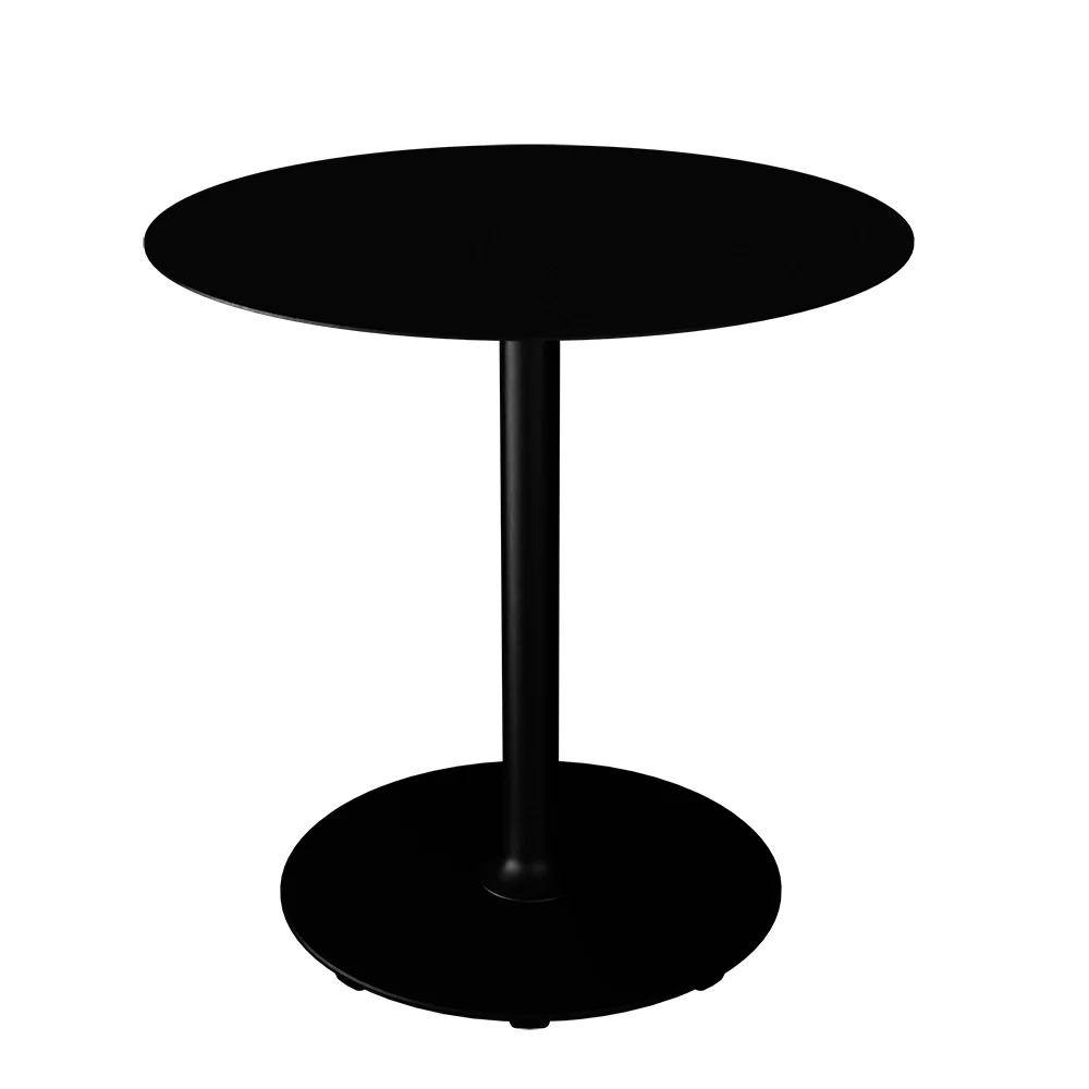 houe, pico cafébord ø74 cm, rund bas svart