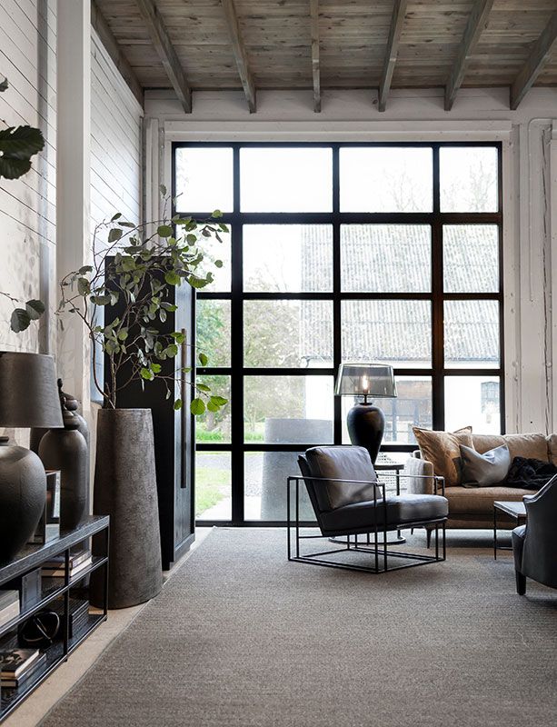 Bellagio Fåtölj Skinn/Mässing