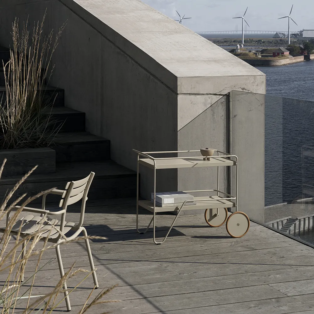 Click Serving cart Mono Beige