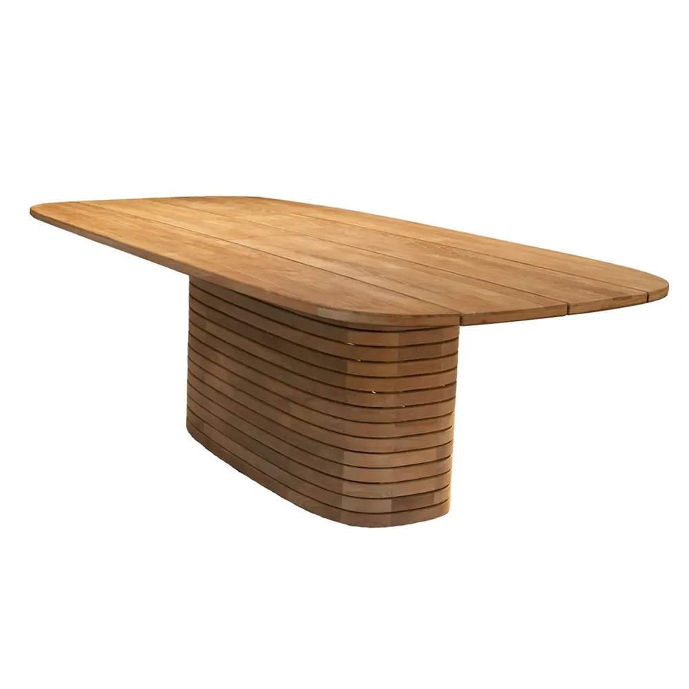 Bordsskiva 300x130 cm Teak plankor