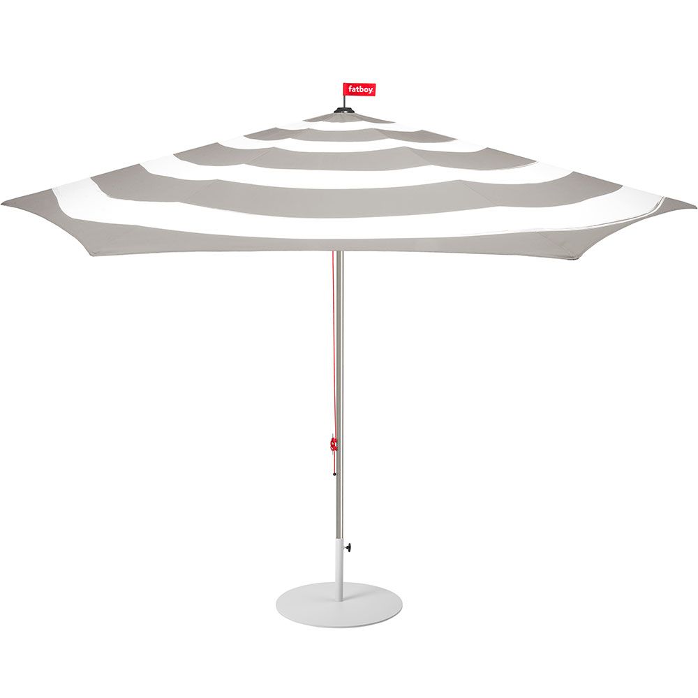 Fatboy Stripesol parasoll 350 cm ljusgrå