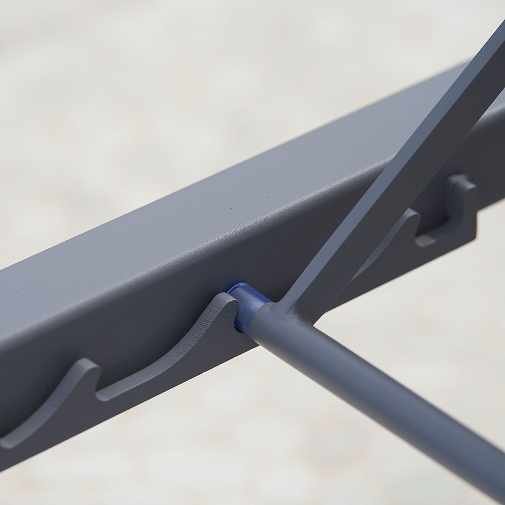 Relax Solsäng Ljusgrå 