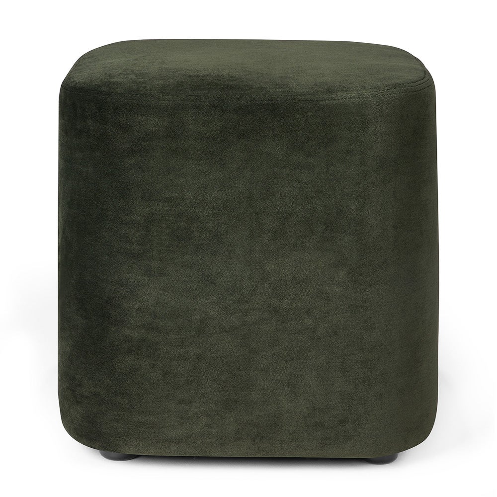 ethnicraft, cube sittpuff- forest 40x40x40 cm