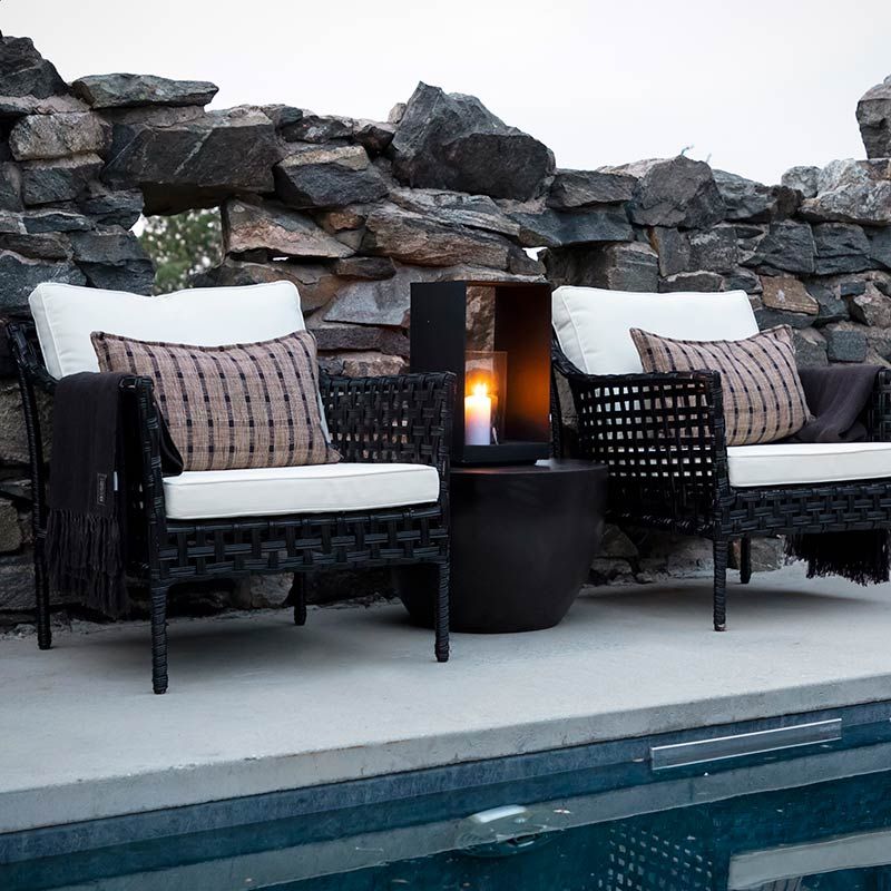 Santa Monica fåtölj i konstrotting