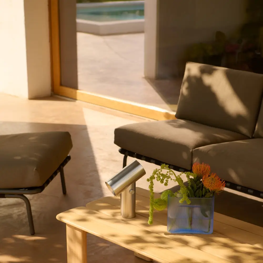 Loungesoffa Settle 2-seater Ribbed Weave 5/Taupe