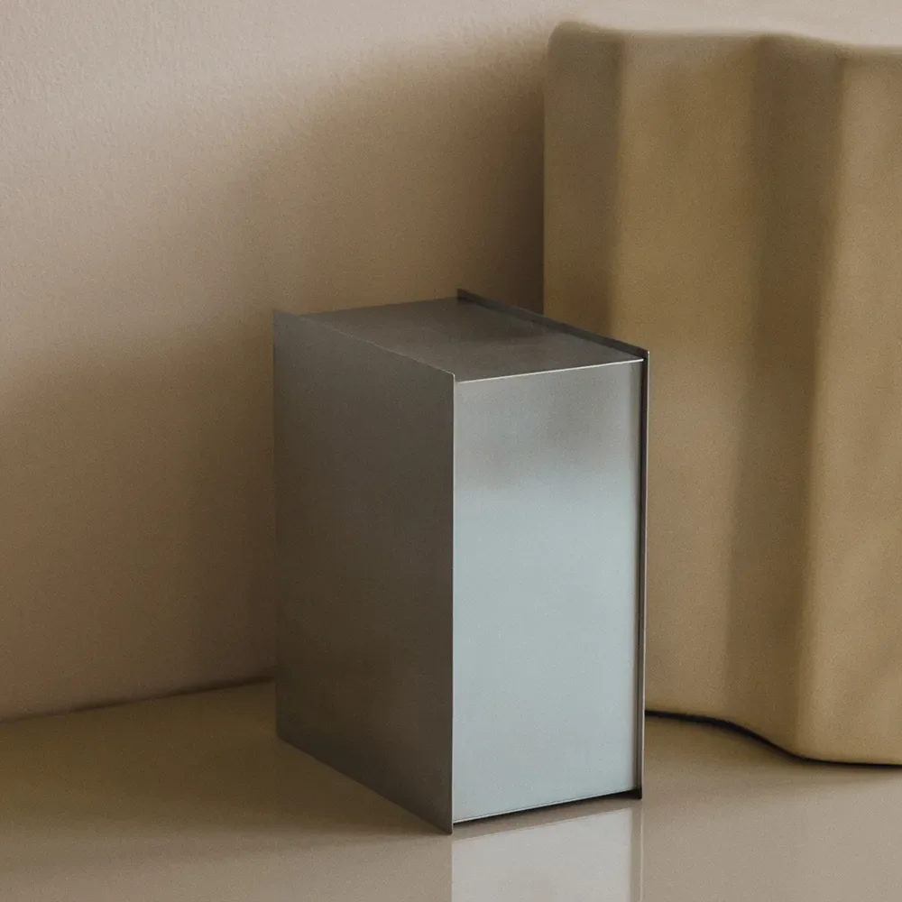 Soptunna i rostfritt stål Sama