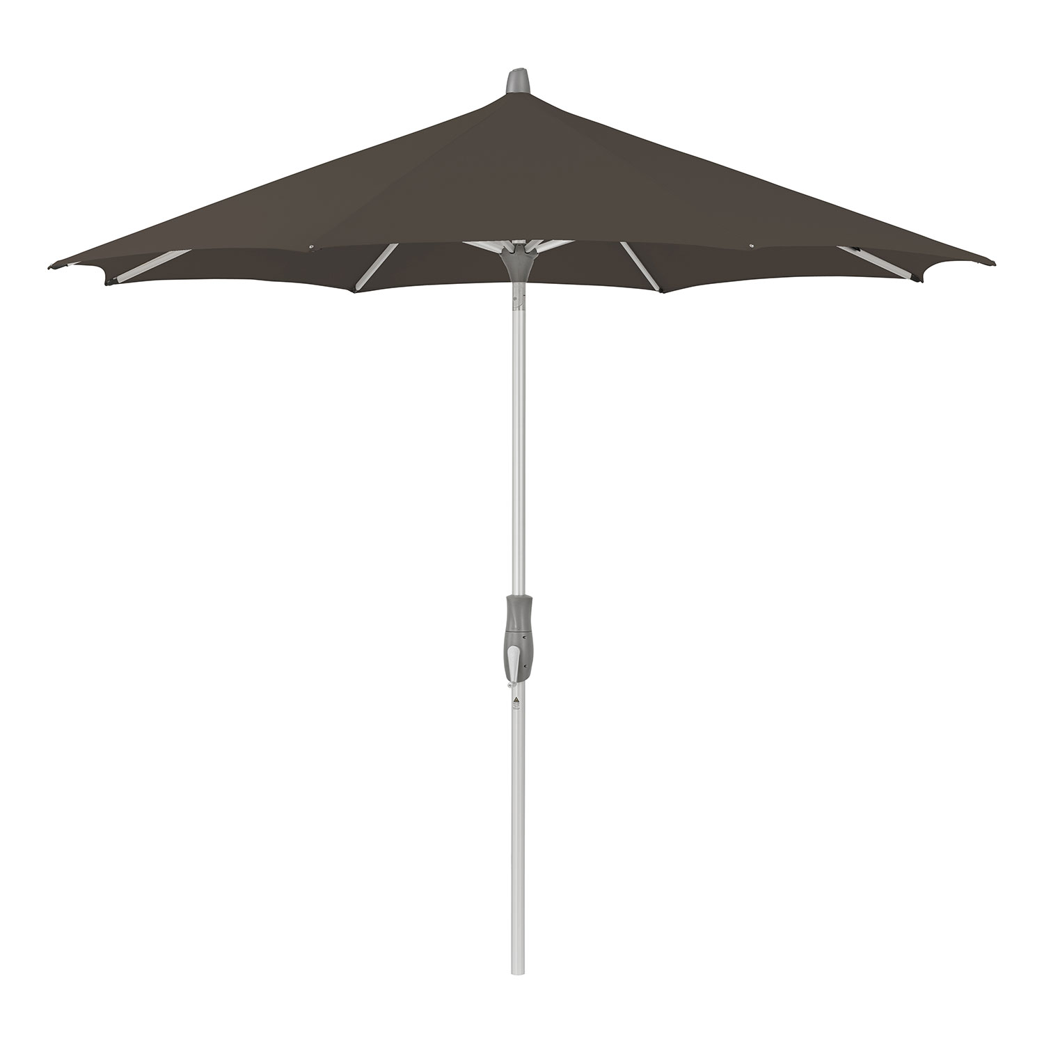 Glatz Alu-twist parasoll 330 cm #155 antracit
