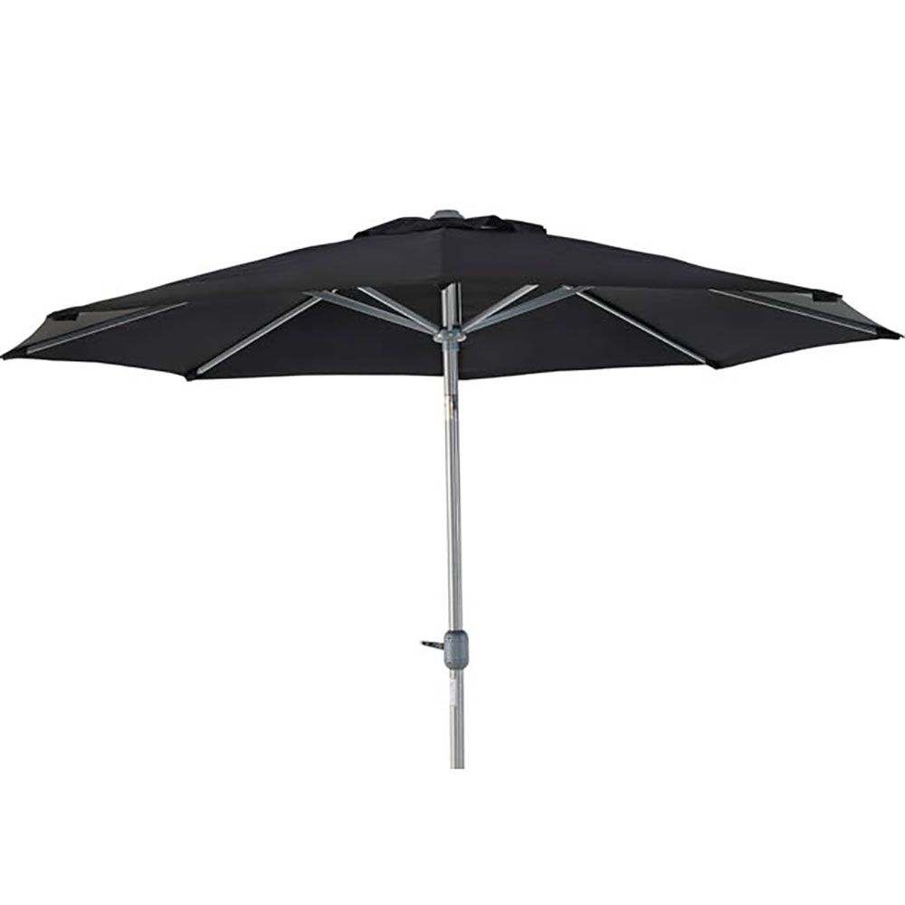 Brafab Andria parasoll 300  cm silver/svart