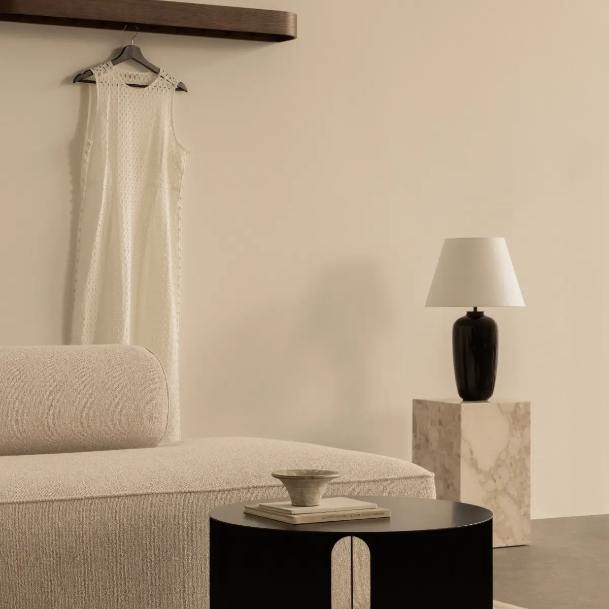 Torso Bordslampa Black -H57 cm