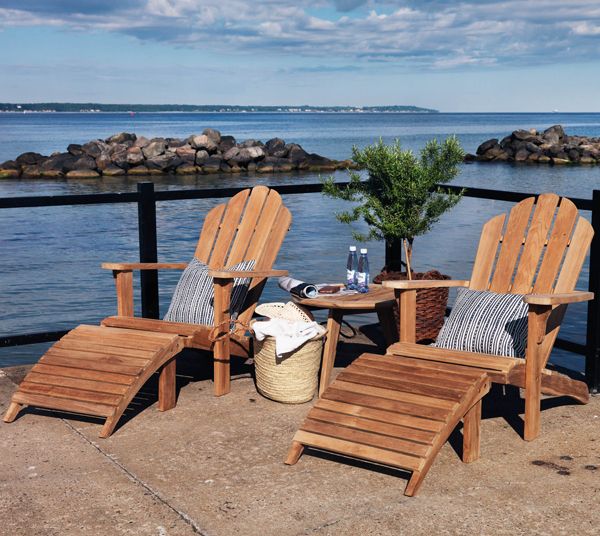 Margariti däckstol natur teak 