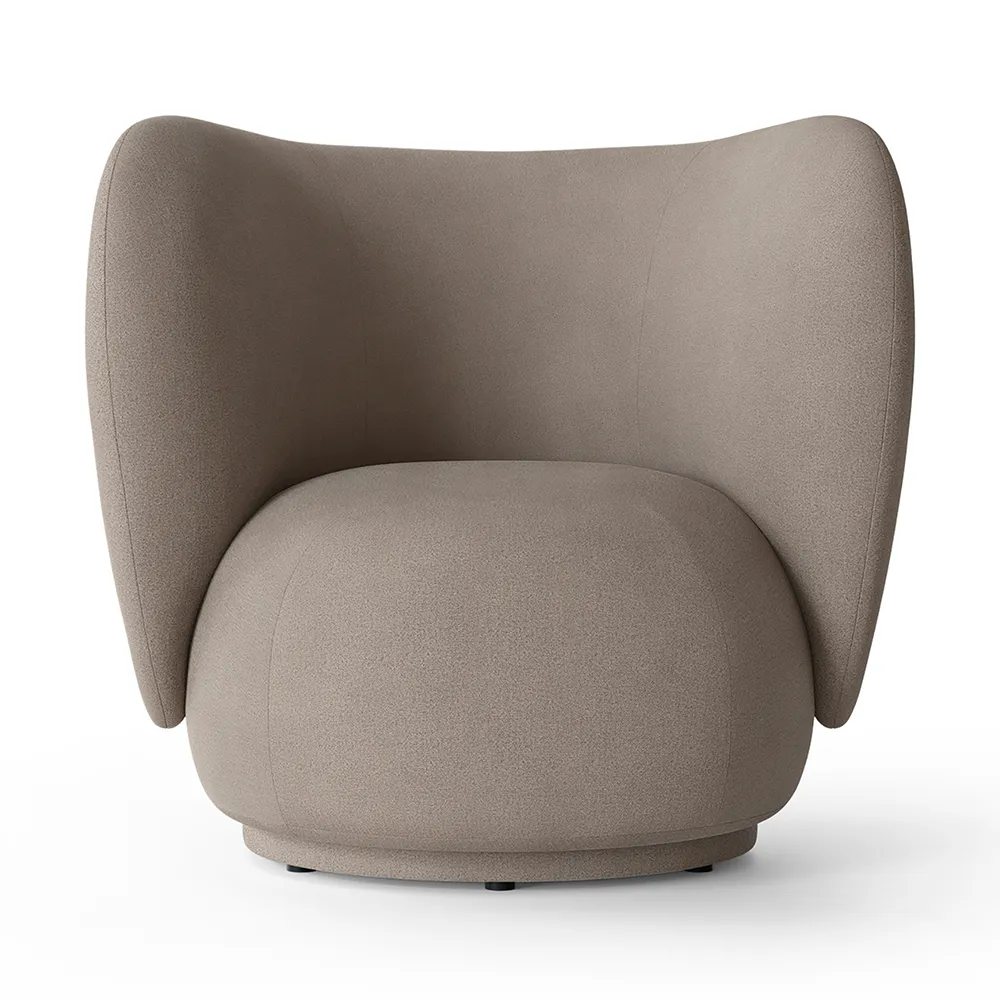 Ferm Living, Rico Lounge Fåtölj Brushed - Warm Grey