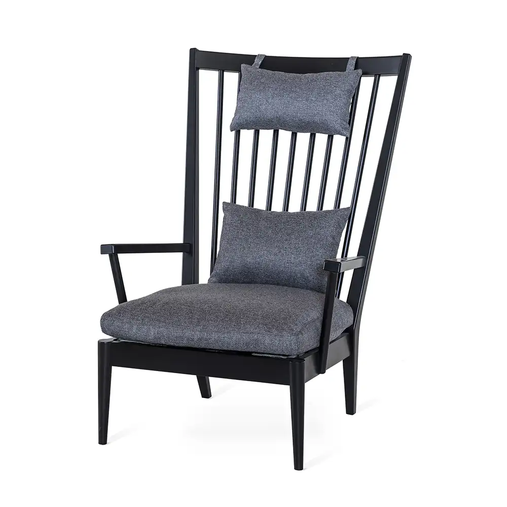 Torkelson, Orust Fåtölj svart/mörkgrå