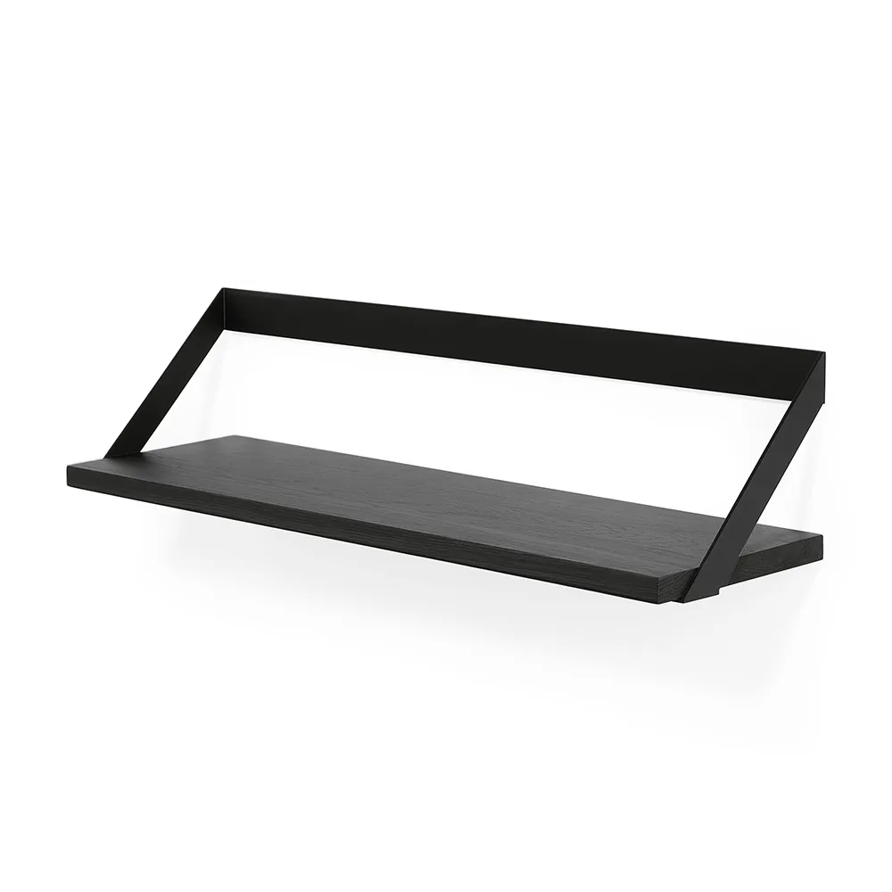 Ethnicraft, Ribbon hylla 70x20 cm svart ek/svart metall