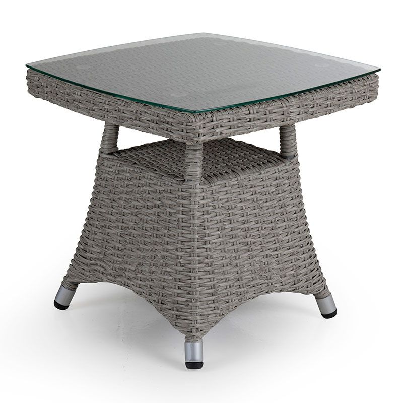 Brafab, Ashfield sidobord 50x50  cm grå