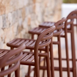 Bliss barstol, stapelbar Dark green, aluminium