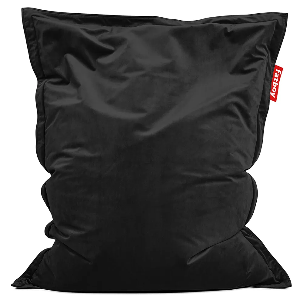 fatboy, original saccosäck slim velvet recycled black