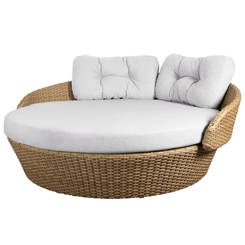 cane-line, ocean dynset white grey till daybed