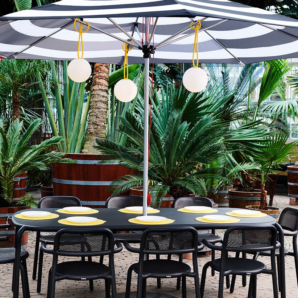 Bolleke lampa ljusgrå 