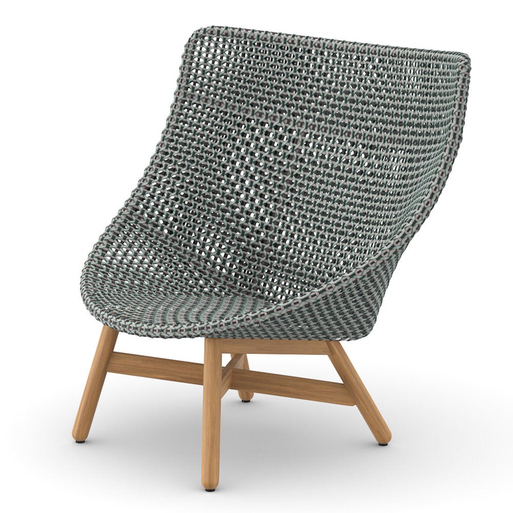 dedon, mbrace loungefåtölj hög baltic