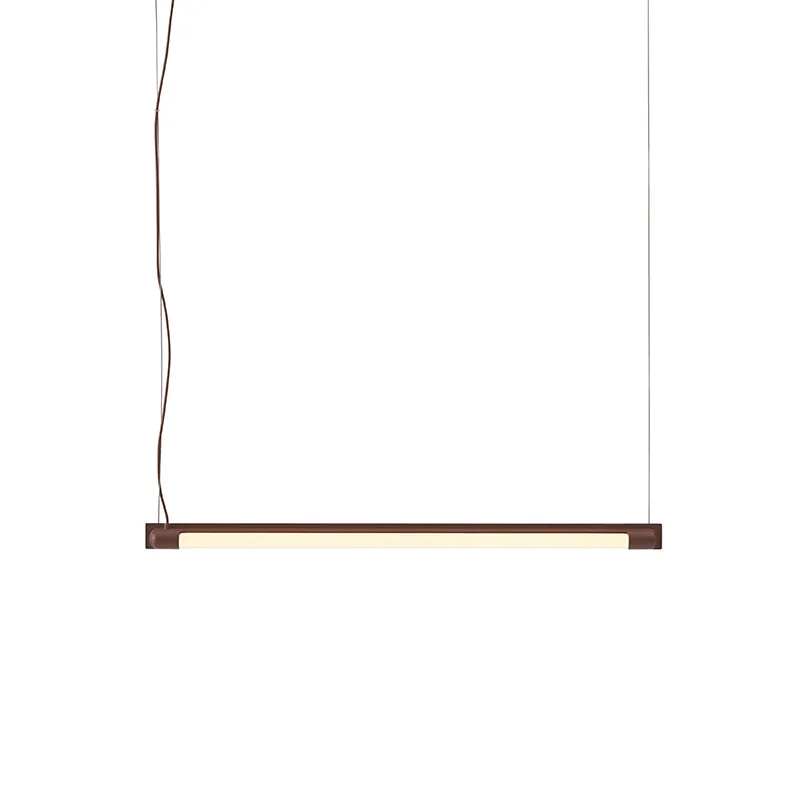 Fine Suspension Lamp 60 cm - Deep Red