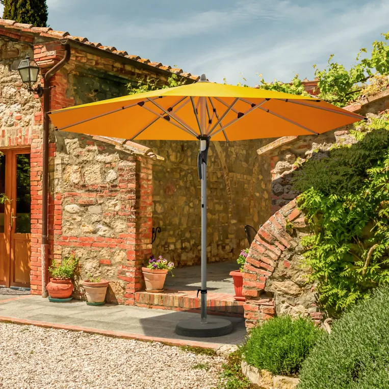 Fortero 350 cm parasoll alu Cat.2 158 Off white