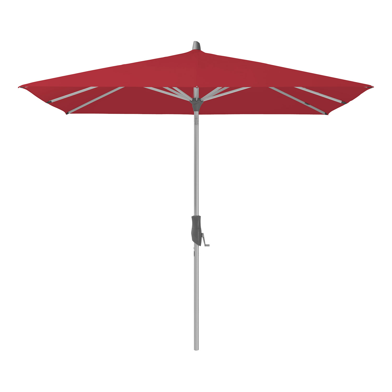 Alu-twist parasoll 240×240 cm cm kat.5 646 rubino