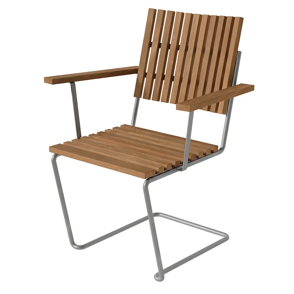 Bovik fåtölj teak / galv