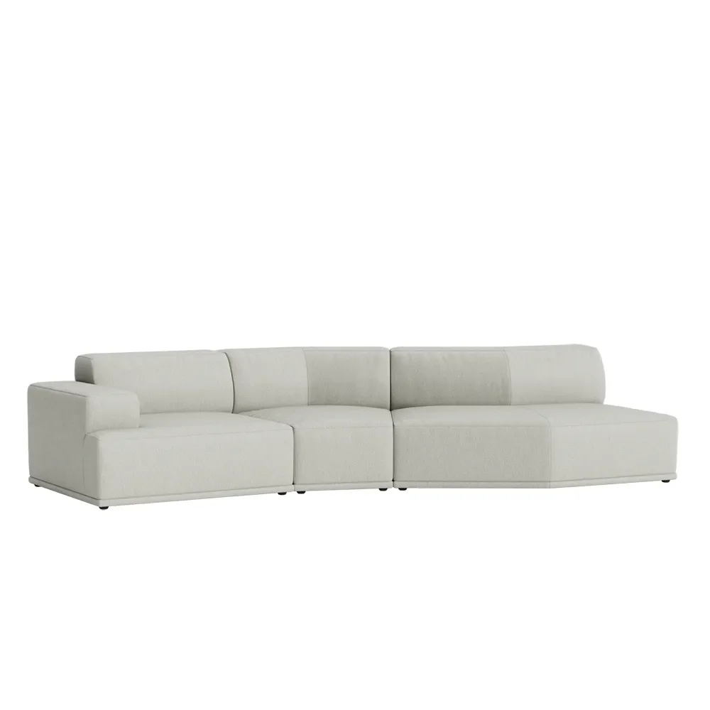 Connect Soft Modular Sofa / 3-Seater - Configuration 6 - Clay 12
