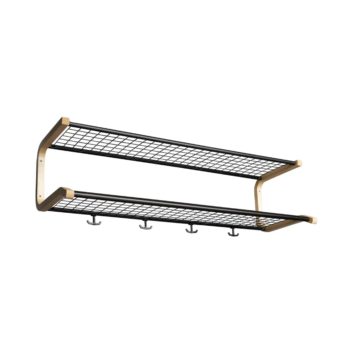 Essem Design, Anna hatthylla 120 cm Svart Ek