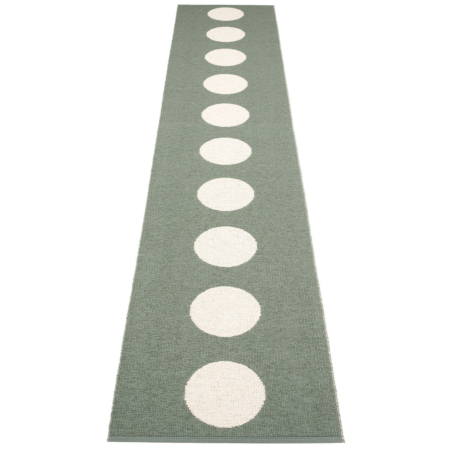 pappelina, vera matta 70x375 cm army / vanilla