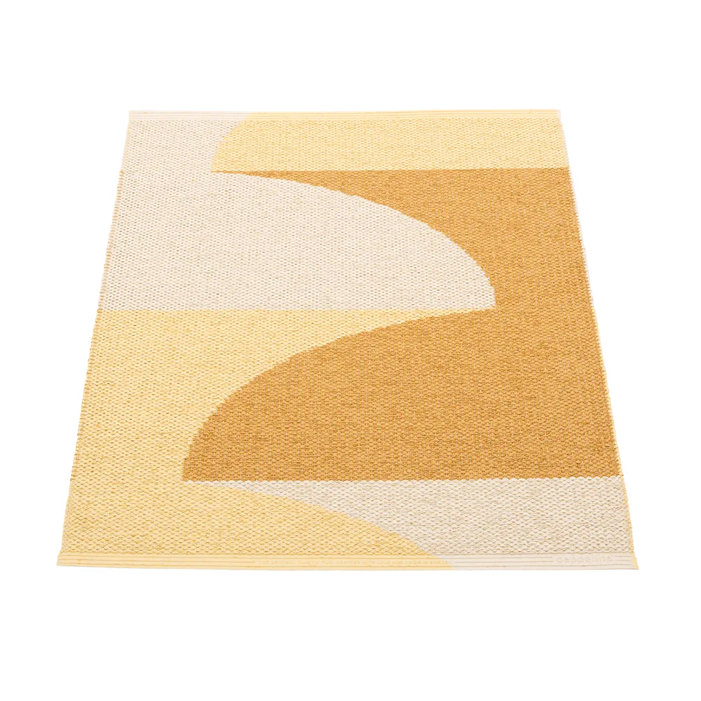 Hill matta Ochre/Pale yellow/Cream 70 x 90cm