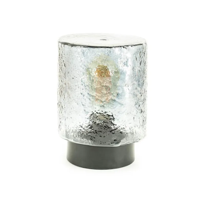 Silon 18x18x24 cm glas svart