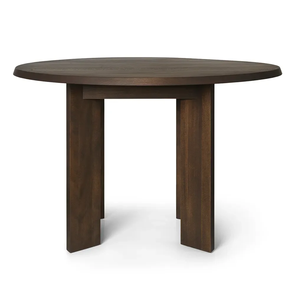 Produktfoto för Ferm Living - Tarn Dining Table - Matbord - Tarn Dining Table - 115 - Dark Stained Beech - W113.5 x D104.6 x H73 cm