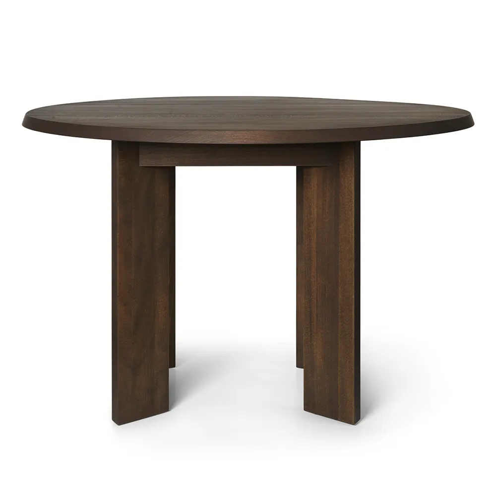 Produktfoto för Ferm Living - Tarn Dining Table - Matbord - Tarn Dining Table - 115 - Dark Stained Beech - W113.5 x D104.6 x H73 cm