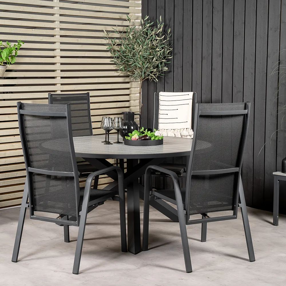 Alternativ bild 1 för Venture Design, Copacabana Positionsstol Black 2-pack