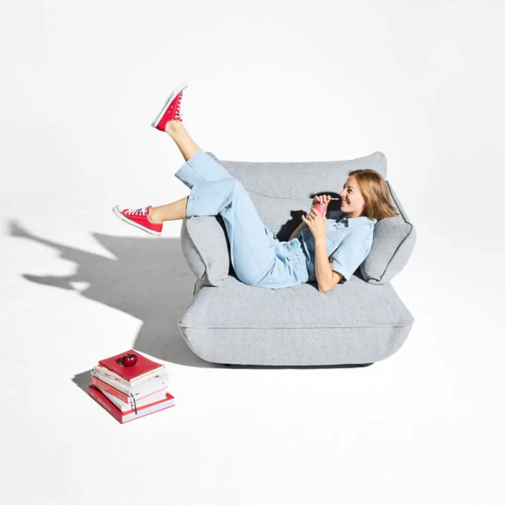 sumo soffmodul boucle recycled grey