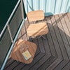 Lilium Soffbord 60x60 cm Teak