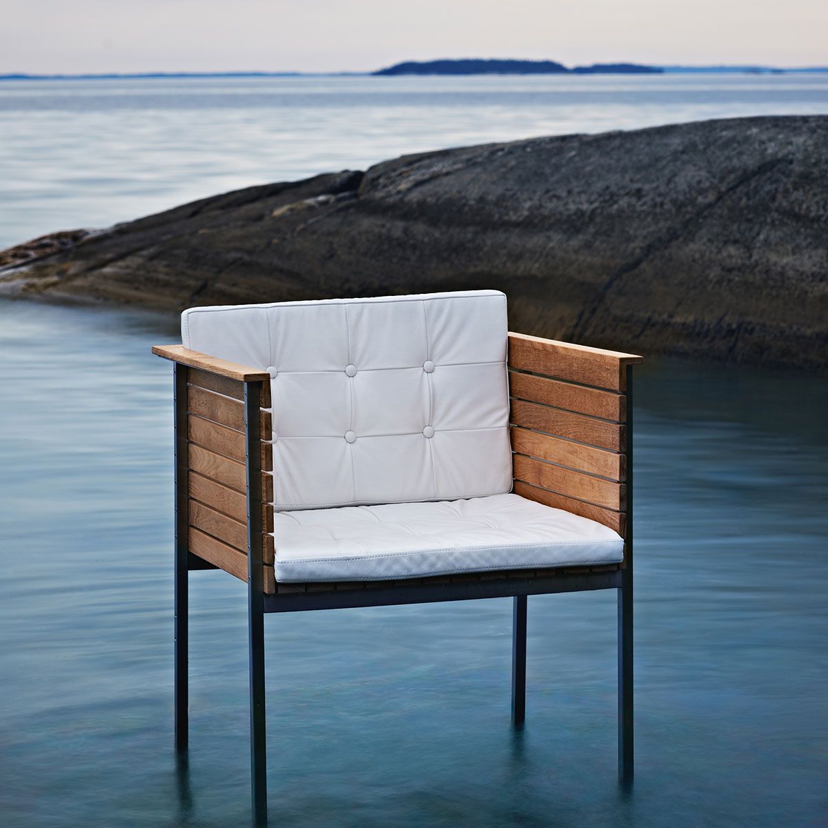 Häringe Karmstol Teak/Svart 