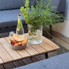 Rio loungebord antracit/teak 